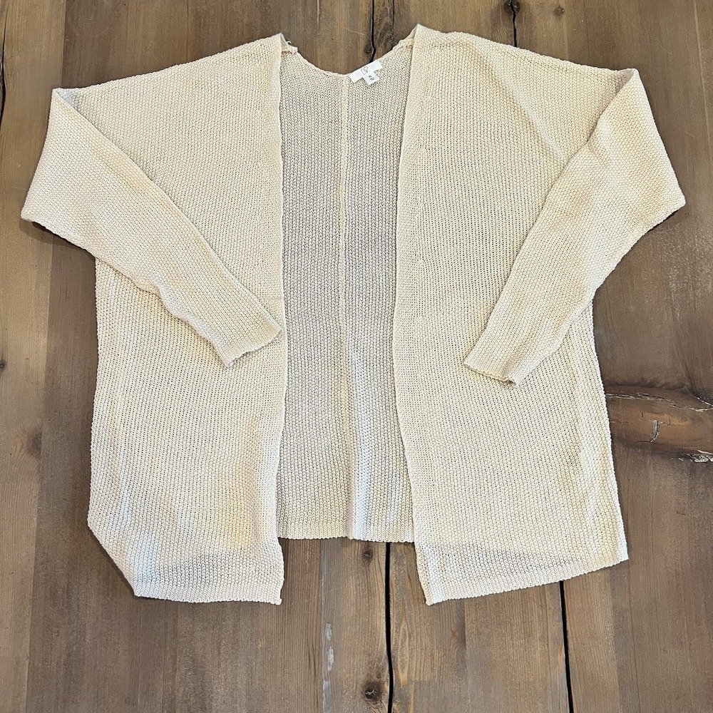 BP Nordstrom Women's Open Front Cardigan Sweater Oatmeal Size XS